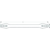Sea-Dog 561520 Mooring Snubber, A:21-1/2, B:5/8