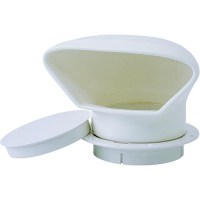 Seadog 7271423 Pvc Low Profile Cowl Vent & Snap On Deck Plate - 727142-3 - 354-7271423F1