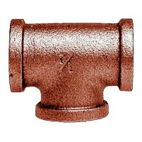 1 Bronze Pipe Tee - 44255 - 38-44255F1