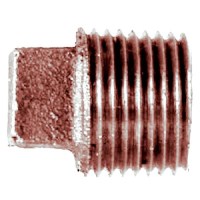 Bronze Square Head Plug, 1/2