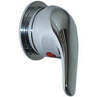 Scandvik 10479 Single Lever Shower Mixer Valve With Compact Trim Ring (Includes (3) 1/2