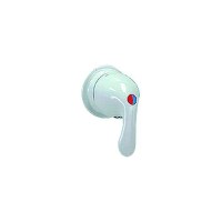 Scandvik 10615P Compact Shower Mixer, White Powder Coated - 10615P - 390-10615Pf1