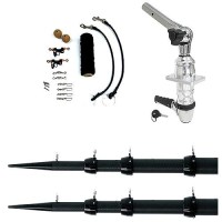 Tigress 8867900 Xd Top Mount Carbon Fiber Outrigger System, 18' X 1-1/2, Black/Black - 88679-00 - 397-8867900F1