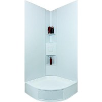 Icon 15227 Neo Angle Shower Surround, 45 Degree Corner - 15227 - 398-15227F1