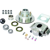 Ufp Zinc+ Hub, Stainless Ventilated Rotor And Stainless Caliper Kit - K71-808-05 - 445-K7180805F1