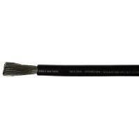 Cobra Wire A2001T-07-25 Tinned Copper Battery Cable, 1 Awg, 25', Black - A2001T-07-25 - 446-A2001T0725F1