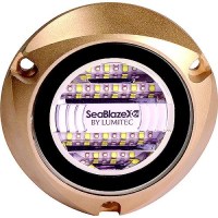 Lumitec 101515 Seablazex2 Underwater Led Light W/Bronze Bezel, Spectrum Full-Color Rgbw - 101515 - 451-101515F1