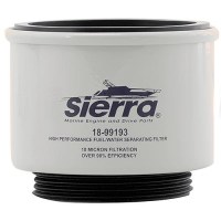 Sierra 99193Ul Repalcement Racor Spin-On Fuel Water Separator Filter For Above Or Below Deck Use, 10 Micron - 18-99193Ul - 47-99193Ulf1
