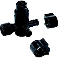 Flair-It Pexlock 3-Way Valve, 1/2