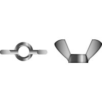 Seachoice Stainless Steel Wing Nuts - Rp-Mp1371Sc - 50-59466F1