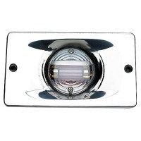 Seachoice 05361 Transom Light With Stainless Steel Flange, Rectangular - 5361 - 50-05361F1