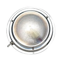 Seachoice Polished Stainless Steel Bright White Dome Light - 6621 - 50-06621F1