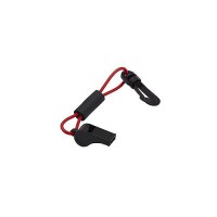 Seachoice Whistle W/ Lanyard, Red/Black - 11726 - 50-11726F1