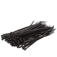 Seachoice Cable Ties, 8 In. Long, 50 Lbs. Max Load, Uv Black, Pack Of 100 - 14111 - 50-14111F1
