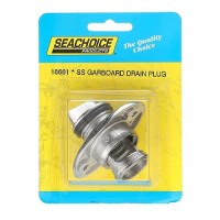 Seachoice 18661 Stainless Steel Garboard Drain And Plug - 50-18661 - 50-18661F1