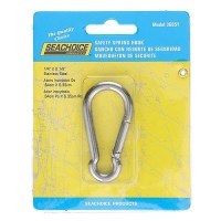 Seachoice Stainless Steel Safety Spring Hook - 36851 - 50-36851F1