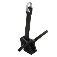 Seachoice 41363 Vinyl-Coated Navy Anchor - 10 Lbs. - 41363 - 50-41363F1