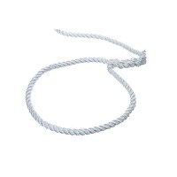 Seachoice 3-Strand Twisted Nylon Dock Line, White, 3/8