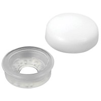 Seachoice Screw Caps, White, Fits #10 & #12 - Rp-Mp7991Sc - 50-59903F1