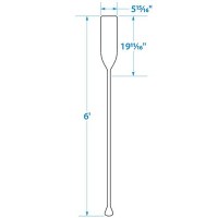 Seachoice 71148 Standard Wood Paddle - 6 Ft. - 71148 - 50-71148F1