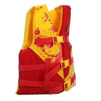 Seachoice Level 70 Life Jacket, Deluxe Adjustable Boat Vest, Bright Yellow And Red, Youth, 55-88 Lbs. - 86170 - 50-86170F1