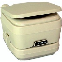 Dometic 2.5 Gallon Sanipottie 964 Portable Toilet With Mounting Brackets - 9108554386 - 51-9108554386F1