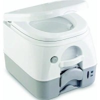 Dometic 2.5 Gallon Full Size 975Msd Portable Toilet With Push Button Flush - 9108552692 - 51-9108552692F1