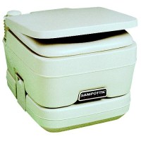 Dometic 2.5 Gallon Adult Size Sanipottie 962 Portable Toilet With Bellows Flush - 9108552677 - 51-9108552677F1
