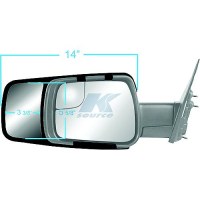 K-Source 80730 Snap-On Towing Mirror For Select Ram Trucks, 2/Pk - 80730 - 582-80730F1