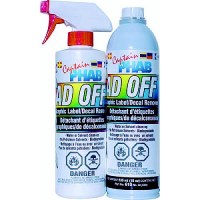 Captain Phab 610 Ad Off Decal Adhesive Remover, 535 Ml (18 Oz), 12/Case - 610 - 583-610F1