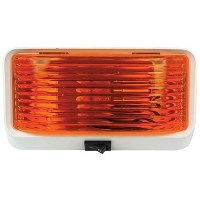 Fultyme Rv Rectangular Porch/Utility Light W/Switch, Yellow - 590-1117 - 590-1117F1