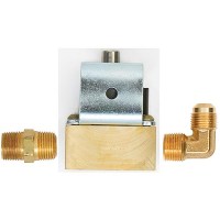 3/8 Brass Solenoid + Fittings, 12V - 1300-7706.2 Kit - 606-130077062Kitf1