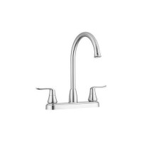 Dura Faucet Dfpk330Hlhsn Elegant J-Spout Kitchen Faucet, Satin Nickel - Df-Pk330Hlh-Sn - 621-Dfpk330Hlhsnf1