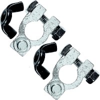 Ancor Battery Terminal Set Of One Wing Nut Style Yellow Brass Nut For 5/16