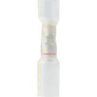 Ancor 320325 Heat Shrink Step-Down/Multi Wire Butt Connectors, Clear W/Yellow Dashes, 25/Pk - 320325 - 639-320325F1