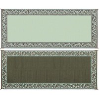 Ming'S Mark Reversible Mat, Classical Brown/Beige, 8' X 20' - Rc7-Brn/Beige - 672-Rc7Brnbeigef1