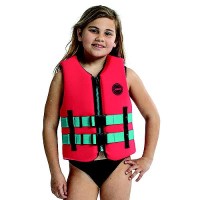 Jobe 247722029 Youth Neoprene Vest, Hot Pink - 247722029-Pcs - 673-247722029F1