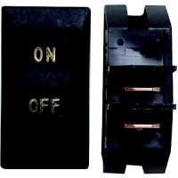 Blk/Silver 3Pk Labeled Switch Bell Rv Replaces P/N 681-B118U315S - Dg118Upb - 681-Dg118Upbf1