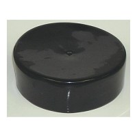 Dock Edge Flat Head Piling Cap, Pvc, Black - De91902F - 686-91902Ff1