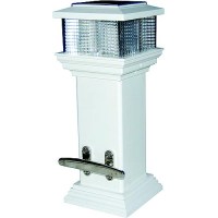Dock Edge Cleatlite Solar Rechargeable Dock Light With Stainless Steel Mooring Cleat - De96250F - 686-96250Ff1
