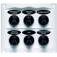 Marinco Waterproof Switch Panel - 900-6Wpw - 969-9006Wpwf1