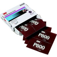 3M Hookit™ Flexible Abrasive Hand Sheet, P800, 25/Pk - 34340 - 71-34340F1