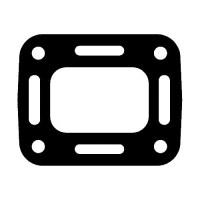 Quicksilver 27-8M0162537 Exhaust End Cap Riser Gasket - 8M0162537 - 710-27-8M0162537F1