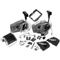 Quicksilver Dual Station Remote Control - Console Mounted W/4' Trim Harness - 88688A22 - 710-88688A22F1
