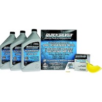 Quicksilver 8M0081912 4-Stroke Outboard Oil Change Kit, 3-Liter - 8M0081912 - 710-8M0081912F1