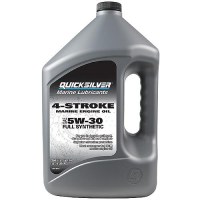 Quicksilver 92-8M0148475 4-Stroke Full Synthetic Oil 5W-30 , Gal., 3/Case - 8M0148475 - 710-92-8M0148475F1