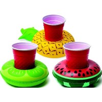 Big Mouth Bmdf0012 Beverage Boat, Tropical Fruits Design, 3/Pk - Bmdf-0012 - 741-Bmdf0012F1