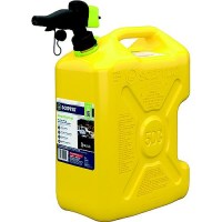 Scepter Fscrvd5 Smartcontrol™ Diesel Military Style Fuel Container W/Rear Handle, 5 Gal Yellow - Fscrvd5 - 770-Fscrvd5F1