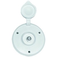 Round Cable Tv Receptacle Bell Rv Rvx - 08-6208 - 799-086208F1