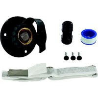 Valterra Flush Mount Water Inlet, Black Aluminum - A01-0175Lfvp - 800-A010175Lfvpf1